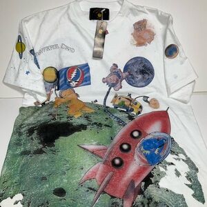Apple Pie Shirt The Grateful Dead Standing In The Moon  Size L/ XL 100% Cotton